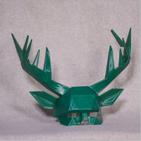 Halloween cerf animal masque bois noël masque facial costume fête chapeaux accessoires