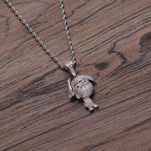 Collar con Colgante de Niño de Dibujos Animados, Joyería con Dije de Personaje para Niños y Adultos - Product Image 2