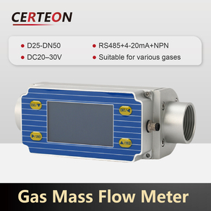 プロパン メタン アルゴン ヘリウム 水素 酸素用コンパクトデジタル熱式インライン流量計 ガス流量計 - Product Image 4