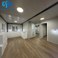 Maison préfabriquée de luxe portable 20 pieds 40 pieds avec certification SAA WaterMark pour l'Australie, 2, 3, 4 ou 5 chambres, extensible, en conteneur, pour l'extérieur