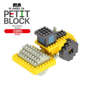 XR Kids Child Plastic Micro Diy Ladrillo educativo Juguete Ciudad Vehículo Transporte Coche Camión de <span class=keywords><strong>bomberos</strong></span> Mini juegos de bloques de construcción - Product Image 6