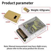 Alimentation LED WA-120T 5V 12V 24V pour jeux d'arcade, grue à pinces et machine à poupées miniatures, garantie 1 an, alimentation à découpage