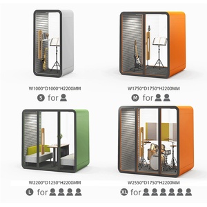 Cabina de Oficina Insonorizada de Alta Calidad, Sala de Reuniones Modular Prefabricada, Espacio Interior Silencioso, Descuento por Compra al por Mayor - Product Image 2