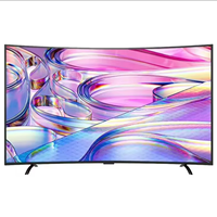 Terima Pesanan OEM ODM TV LED 4K Tanpa Bingkai Android Smart Television 50 55 65 75 85 98 Inch Super Slim Smart TV