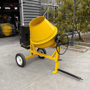 เครื่องผสมคอนกรีตแบบพกพา 2 ล้อ พร้อมมอเตอร์ 3 กิโลวัตต์ และระบบปล่อยคอนกรีตแบบแมนนวล - Product Image 5