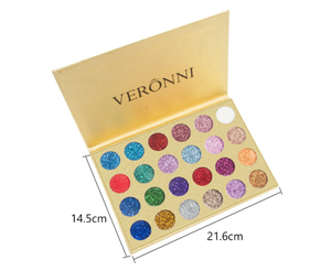 Acabado mate fino flash en <span class=keywords><strong>polvo</strong></span> sombra de ojos al por mayor paleta de sombras de ojos creación diseño paleta de sombras de ojos con caja - Product Image 6