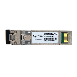 Émetteur-récepteur optique BiDi SFP28 ER 25G 40 km SMF pour Ethernet 25GBASE et Fibre Channel Réseau 5G avec LC simple Full-Duplex - Product Image 2