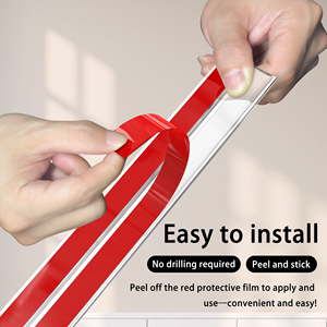Прозрачный мягкий самоклеящийся уголок для стен, гибкий самоклеящийся молдинг для внутренних и внешних углов дверей и столов - Product Image 4
