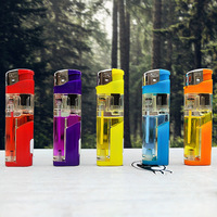 Briquet électronique LED en plastique rechargeable coupe-vent, cadeaux d'affaires, impression personnalisée, utilisation extérieure pour barbecue, vente en gros, briquets sur mesure