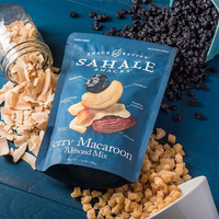 Sac de nourriture à fermeture éclair refermable et étanche à l'humidité personnalisé Chips soufflées Snack Popcorn avec déchirure Sac de scellage arrière