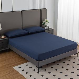 Cotton Silver Fiber Embroidered Grounding Fitted <b>Sheet</b> 400TC <b>Thread</b> <b>Count</b> Grade Beneficial Balancing Body Charge Radiation - Product Image 1