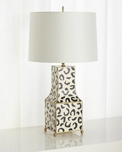 Midcentury Style Bone Inlay Design Electric Night <b>Table</b> Lamp for Desk Bedside or Wedding Decorative Corner Nightstand - Product Image 1
