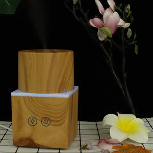 Difusor de Aroma de Madera con Luz LED, Humidificador de 120 ml, Difusor de Aceites Esenciales de Sobremesa para Hogar, Oficina y Dormitorio - Product Image 2