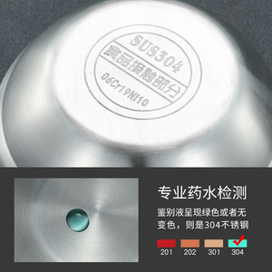 Thickened 304 Stainless Steel Steaming Bowl Single Layer Lidded All Steel Drop Resistant Soup Bowl Egg <b>Steamer</b> - Product Image 5