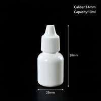 Flacons compte-gouttes en plastique de 1 ml, 3 ml, 6 ml, 10 ml, vides, rechargeables, compressibles, pour médicaments liquides