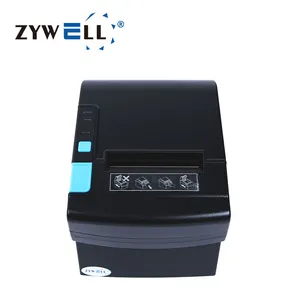 Stampante POS ZYWELL stampante termica per ricevute per computer ethernet con logo personalizzato OEM bluetooth 80mm