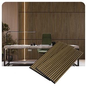 Fabricación <span class=keywords><strong>de</strong></span> China, tableros <span class=keywords><strong>de</strong></span> paneles acústicos absorbentes <span class=keywords><strong>de</strong></span> sonido, <span class=keywords><strong>listones</strong></span> <span class=keywords><strong>de</strong></span> MDF <span class=keywords><strong>de</strong></span> chapa <span class=keywords><strong>de</strong></span> <span class=keywords><strong>madera</strong></span>, paneles acústicos <span class=keywords><strong>de</strong></span> <span class=keywords><strong>madera</strong></span> para pared y techo - Product Image 1