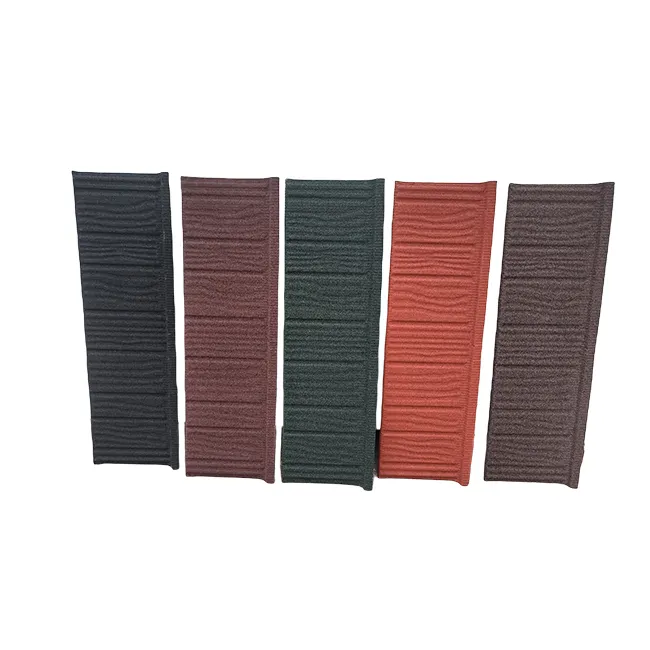 Modern Factory Supply Color Stone Coated Metal Roofing Sheet 0.28mm - 0.45mm Color Stone Roof Tiles For Communities