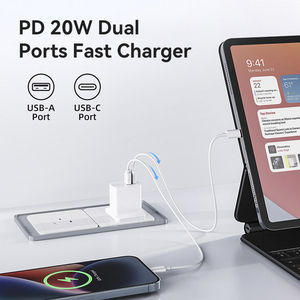 <span class=keywords><strong>Adaptador</strong></span> <span class=keywords><strong>original</strong></span> de fábrica al por mayor, carga rápida, Puerto USB A tipo C, cargador rápido portátil PD de <span class=keywords><strong>20W</strong></span> para iPhone, Samsung y Android - Product Image 3