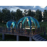 Nouvelle Tente Transparente en Polycarbonate, Entrepôt en Polycarbonate, Maison Étoile en Polycarbonate, Dôme Elliptique Transparent