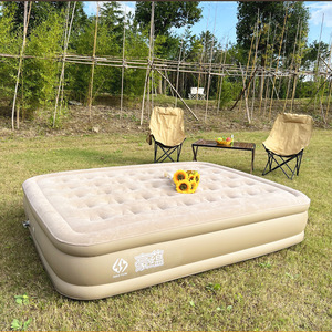All'ingrosso di alta qualità gonfiabile floccaggio letto matrimoniale - Product Image 2