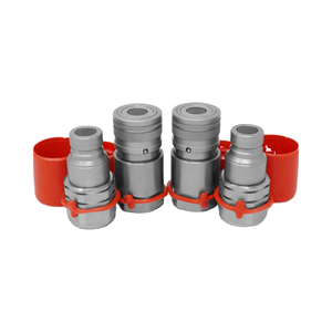 YISONG hydraululis 3/4 "NPT Skid Steer kompatibel untuk <span class=keywords><strong>Bobcat</strong></span> wajah datar coupler sambungan cepat hidrolik/kopling hidrolik - Product Image 1