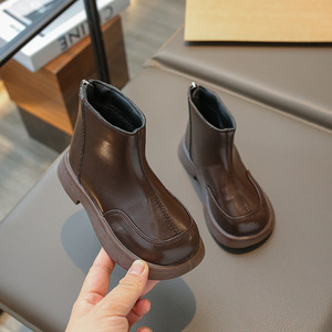 Botas Impermeables para Niñas, Otoño Invierno, Botas Cortas para Niñas, Botas para Caminar con Cremallera Trasera - Product Image 4