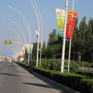 <span class=keywords><strong>Bandera</strong></span> para Poste <span class=keywords><strong>de</strong></span> Luz, Tamaño Grande, Banderas y Pancartas Promocionales <span class=keywords><strong>de</strong></span> PVC Vinilo para Calle con Logotipo Personalizado - Product Image 3