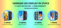 Solution clé en main Écran LED intérieur/extérieur P2 P1.8 Location Mur vidéo LED Scène Événement Fond Panneau LED