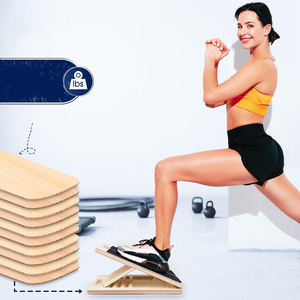 Attrezzatura Professionale per Terapia, Tavola Inclinata Regolabile in Legno Portatile per Massaggio Gambe, Piedi e Stretching Polpacci - Product Image 3