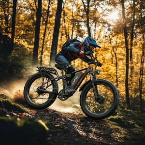 Bicicleta Eléctrica Duotts S26 Pro Personalizable con Doble Motor, Bicicleta de Montaña con Llantas Gruesas de 26 Pulgadas, Bicicleta Eléctrica S26 para Terrenos Difíciles - Product Image 4