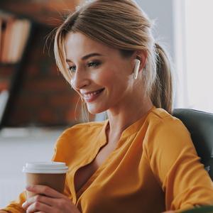 Tronsmart หูฟังไร้สาย Onyx Ace,หูฟังลดเสียงรบกวน Qualcomm AptX CVC พร้อมไมโครโฟน4ตัวระยะเวลาใช้งานต่ำ24ชั่วโมง - Product Image 2