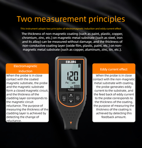 Aikesi TC880 Detector De Superfície De Pintura Automotiva De Alta Precisão, Testador De Filme De Pintura, Instrumento De Medição De Espessura - Product Image 3