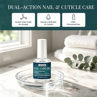 Huile de Soin des Cuticules à la Kératine et aux Acides Aminés Marque Blanche – Hydratante, Fortifiante et Réparatrice pour Cuticules Sèches et Cassantes – Sérum Facile d'Application pour des Ongles Sains