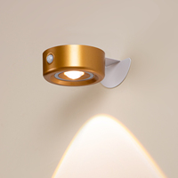 Lampe de nuit magnétique sans fil à détecteur de mouvement, longueur réglable, rechargeable par USB, lampes murales pour chambre à coucher, lampes LED de chevet pour la maison