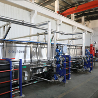 Pasteurisateur tunnel pour canettes, machine de pasteurisation, pasteurisateur de jus