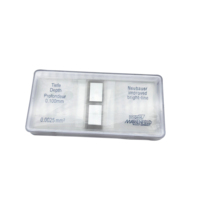 Chambre de comptage sanguin en verre ultra améliorée Neubauer pour analyse de sang en laboratoire avec ligne lumineuse