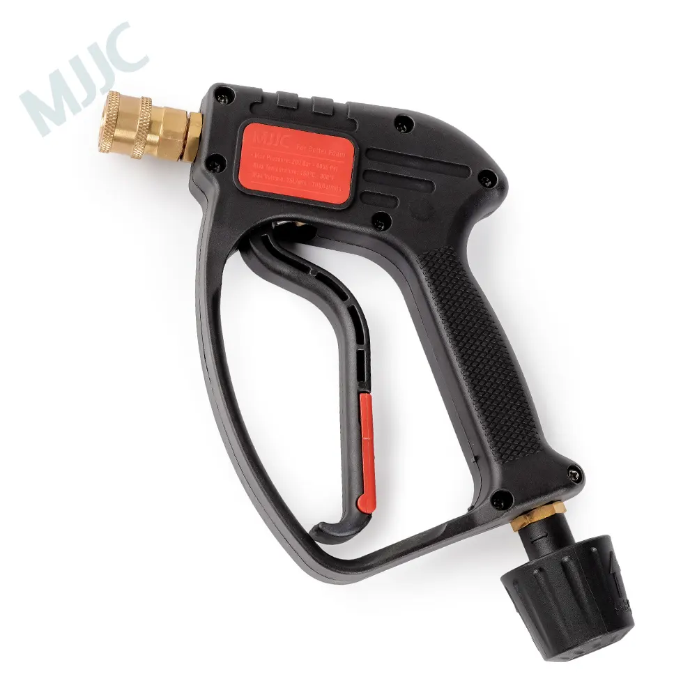 MJJC High Pressure Trigger Gun M22x1.5mm Male Thread with 15mm 14mm Inner Diameter high pressure water spray gun for car washing