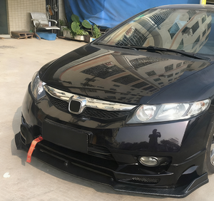 New Factory Direct for for Style 2009-2011 Front Rear Bumper Kit with Lip Spoilers and Side Skirts <b>Screw</b>-On Black Paint - Product Image 2