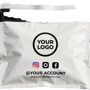 Private Design Recycled Poly Custom Color Waterproof Bio-degradable Disposable Mailers Custom Shipping Bags Clothing Shoes <b>Socks</b> - Product Image 6