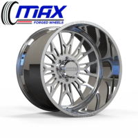 Jantes forgées Super Single MAX 26x14 28x14 30x16 8x6.5 8x165.1 8x180 pour Dodge Ram 2500 3500 et Chevrolet Silverado 2500