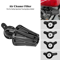 Filtre à air noir pour moto Harley Touring Softail Sportster Dyna XL Breakout Road King Street Glide Fat Boy