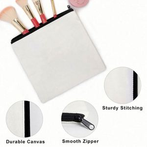 Cotton Square <b>Small</b> Cloth <b>Wallet</b> Custom Pattern Key Mobile Phone Zipper Storage Pencil Case Cosmetic Bag - Product Image 6