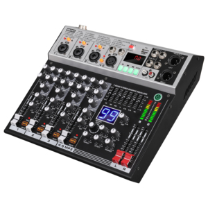 Consola de mezclas de audio mini de 7 canales KS 5 con Bluetooth y MP3 para estudio en casa, transmisión en vivo y estudio de grabación. - Product Image 2