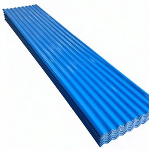Tôles de Toiture Ondulées en Métal Galvanisé de Haute Qualité pour Structures Commerciales Certifiées BIS Découpe Disponible ASTM - Product Image 1