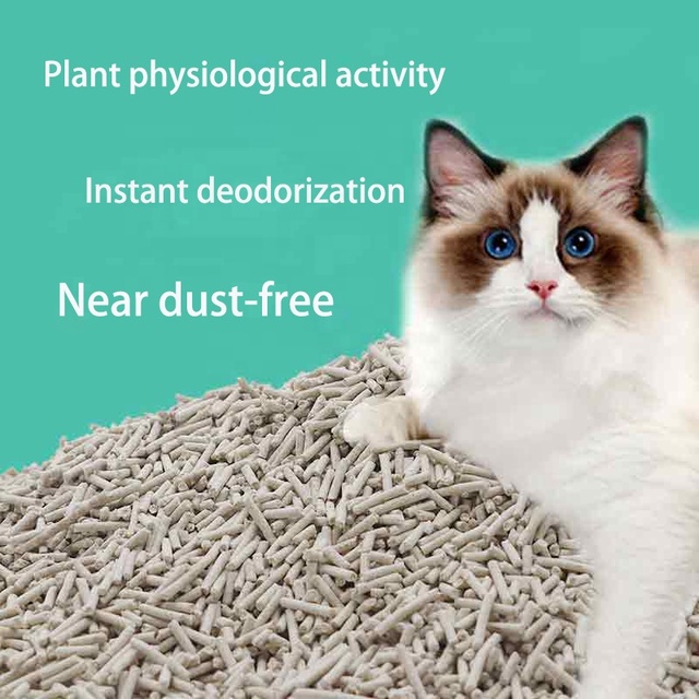 New Type Zeolite Mixed Cat Litter OEM/ODM Bamboo Tofu Cat Litter Factory Activated Carbon Clumping Clean Bulk Cat Litter