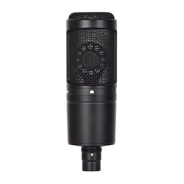 Professional AT2020 48VCondenser Mic Podcasting Mikes Live Streaming Music Equipment Cardioid Condenser Studio Microphone