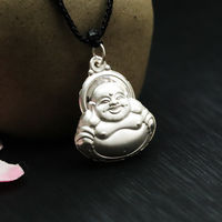 Pendentif en argent pur 999 Maitreya 2026, livraison en gros de l'usine de bijoux S2101310