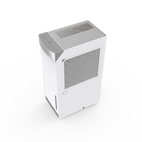 Deshumidificador de Aire Eléctrico Portátil para Habitaciones Grandes con Control Inteligente por Wifi para Hogares Húmedos y Sótanos