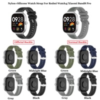Bracelet respirant Mi Band8 Pro Xiaomi Smart Band 9 Pro Bracelet de montre en silicone en nylon pour Redmi Watch4